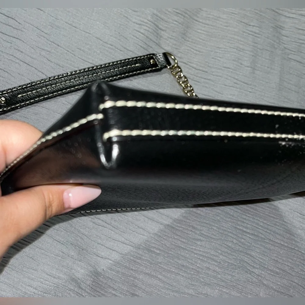 Kate Spade Women's Black Evening Bag With Gold Hardware